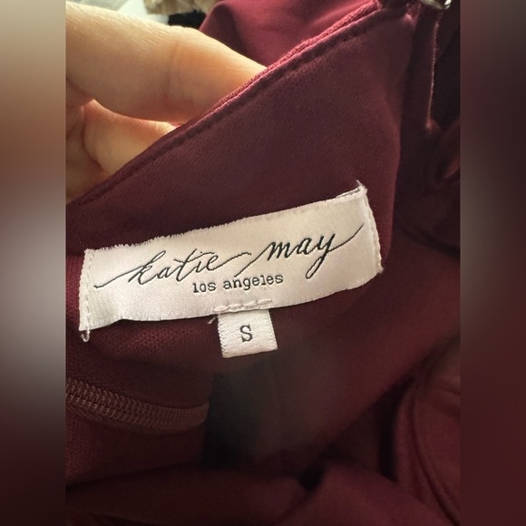 Katie May Yasmin Gown in Wine Bordeaux size S - Picture 15 of 16